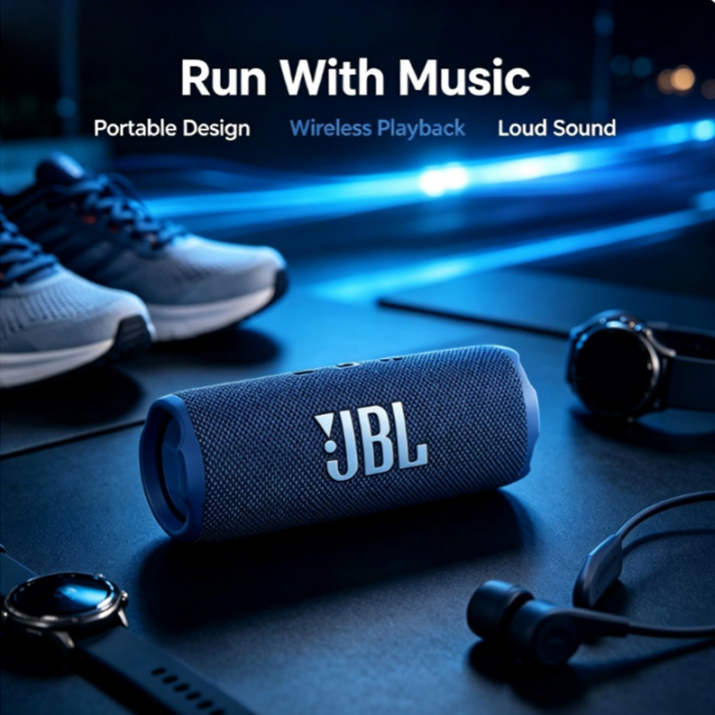 Jbl Speaker Flip 6 - Беспроводная Bluetooth-колонка JBL Flip7, водонепроницаемая по
