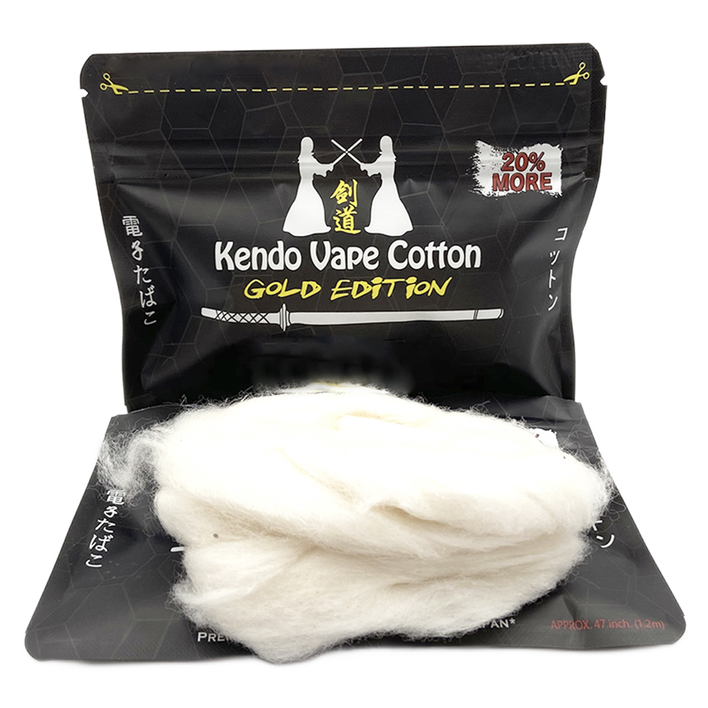 Новый Kendo Cotton Gold Editio – обзор и цена Vaping Goods