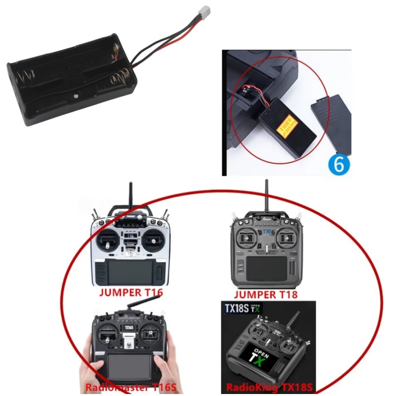 Кейс для батарей RadioMaster T – обзор и цена Battery Case Storage