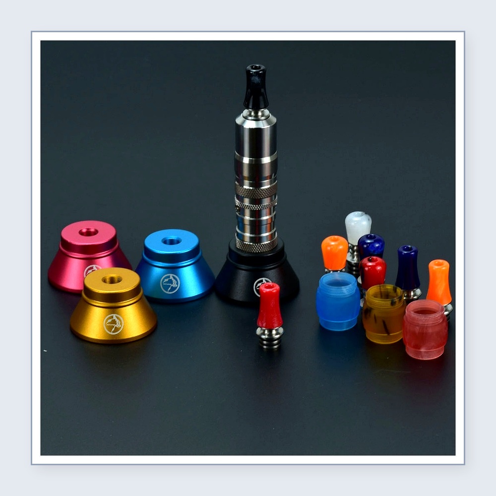 Wolfcoolvape Flash-e-Vapor Dua – обзор и цена Drip Tip Resin