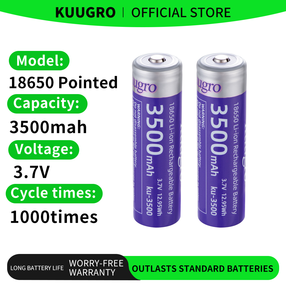 Аккумулятор Kuugro Ku-3500 186 – обзор и цена Vape Battery 18650
