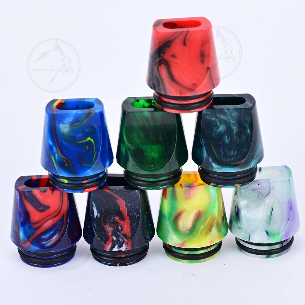 8 шт. Wolfcoolvape Atomizer 81 – обзор и цена Drip Tip Resin